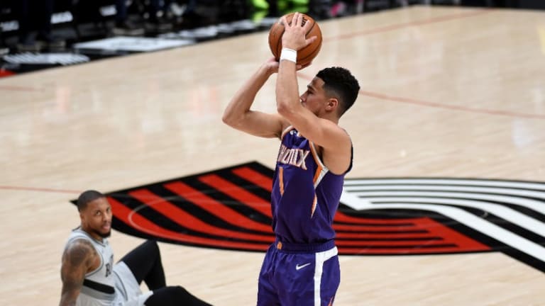Trail Blazers Fall Apart Late As Devin Booker Propels Suns To Victory